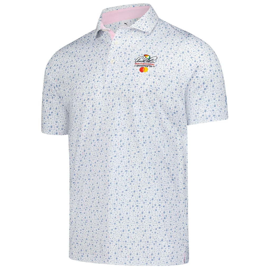  Arnold Palmer Invitational Puma Tea Time MATTR Polo - White